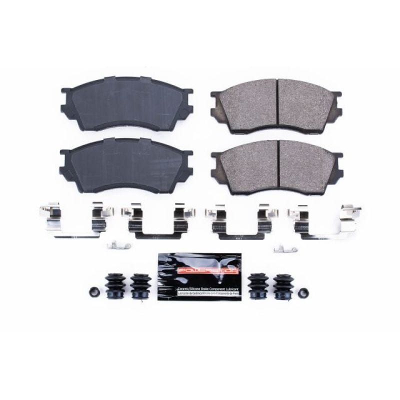 PowerStop — PowerStop - Z23 Daily Driver Carbon-Fiber Ceramic Brake Pads with Hardware Kit