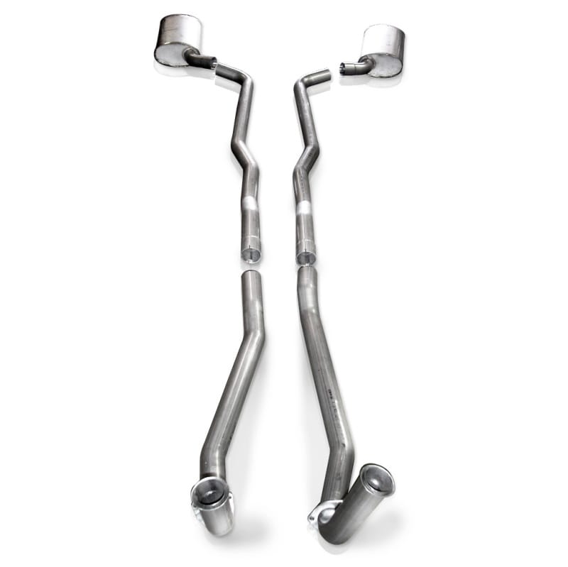 Stainless Works — Stainless Works BBC Catback Dual Chambered Mufflers Manual Trans Factory Connect