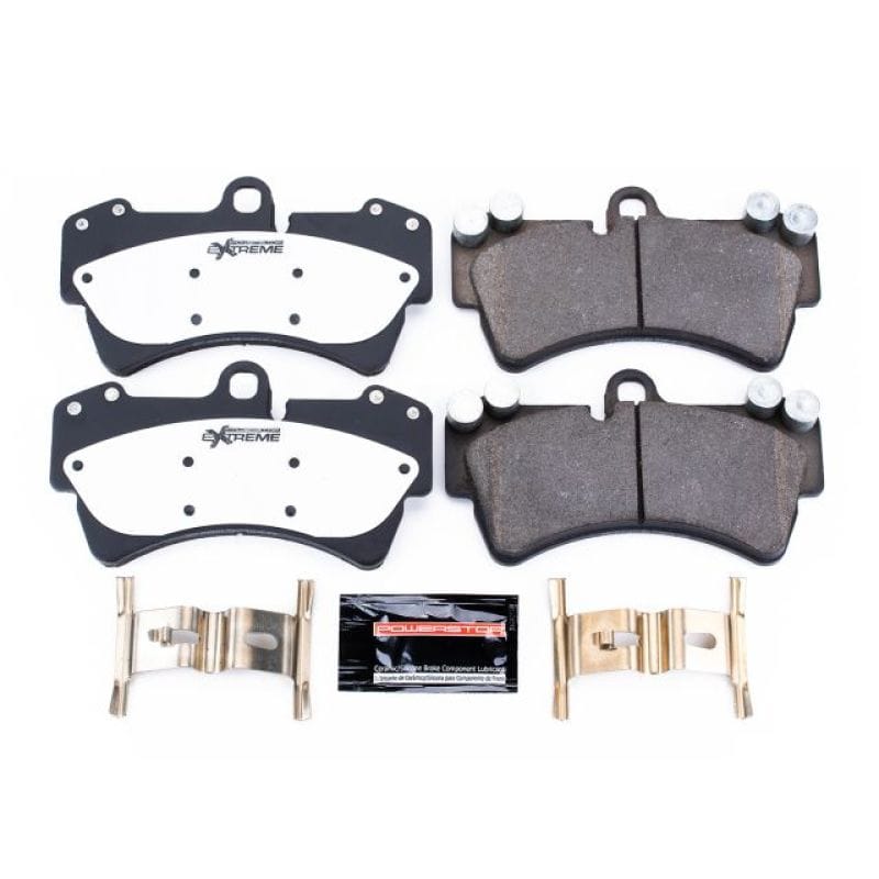 PowerStop — PowerStop - Z26 Performance Carbon-Fiber Ceramic Brake Pads with Hardware Kit