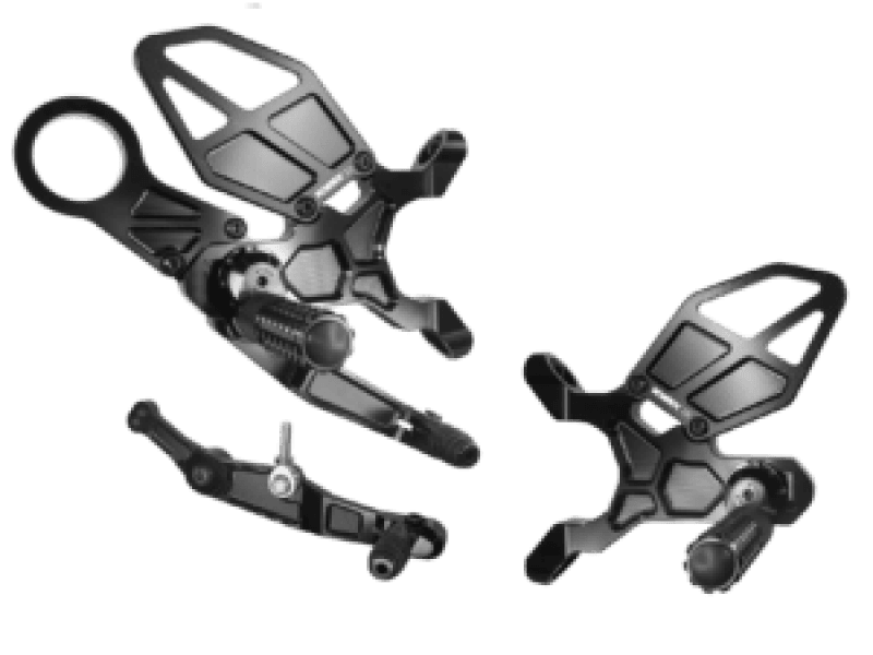 Vortex Racing — Vortex Racing 21-22 BMW M1000RR,20-24 BMW S1000RR Rear Set- Black