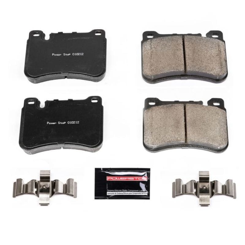 PowerStop — PowerStop - Z23 Daily Driver Carbon-Fiber Ceramic Brake Pads with Hardware Kit