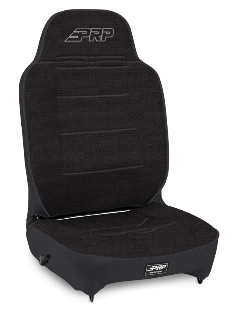 PRP Seats — PRP Enduro High Back Reclining Suspension Seat (Passenger Side) - All Black