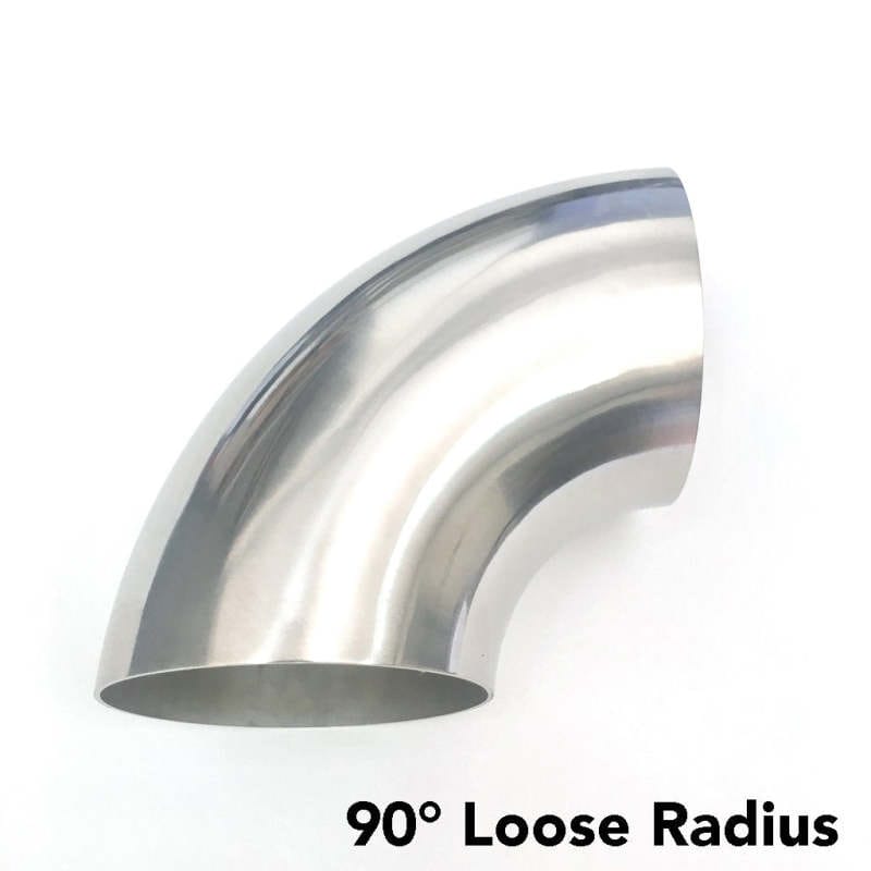 Ticon — Ticon Industries 1.25in Titanium 90 Degree Elbow - 1.2D Radius 1mm/.039in (No Leg)