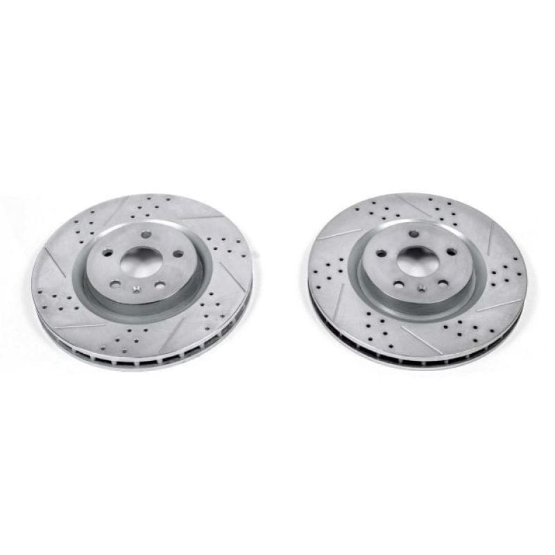 PowerStop — PowerStop Evolution Performance Drilled, Slotted & Plated Brake Rotor Pair