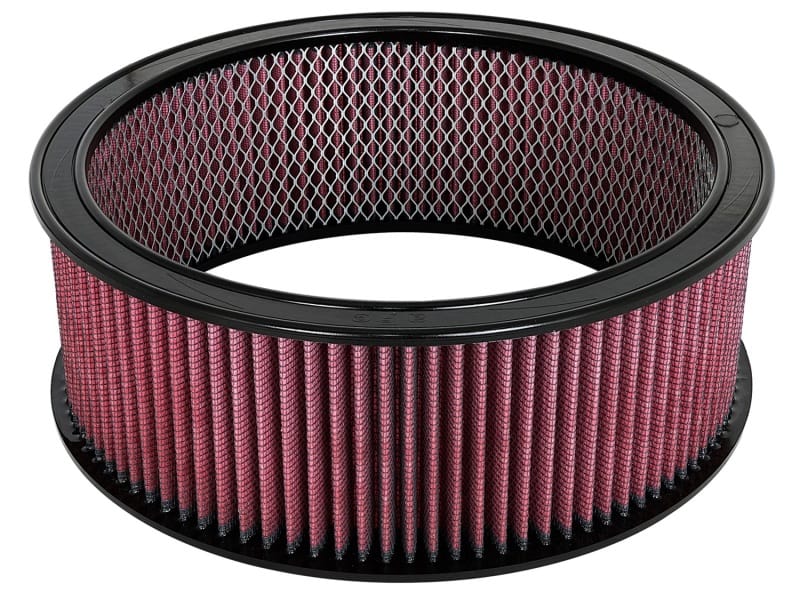 aFe — Magnum FLOW Round Racing Air Filter w/ Pro 5R Media
A/F RR P5R; 14 OD x 12 ID x 5 H in E/M (Blk/Red)