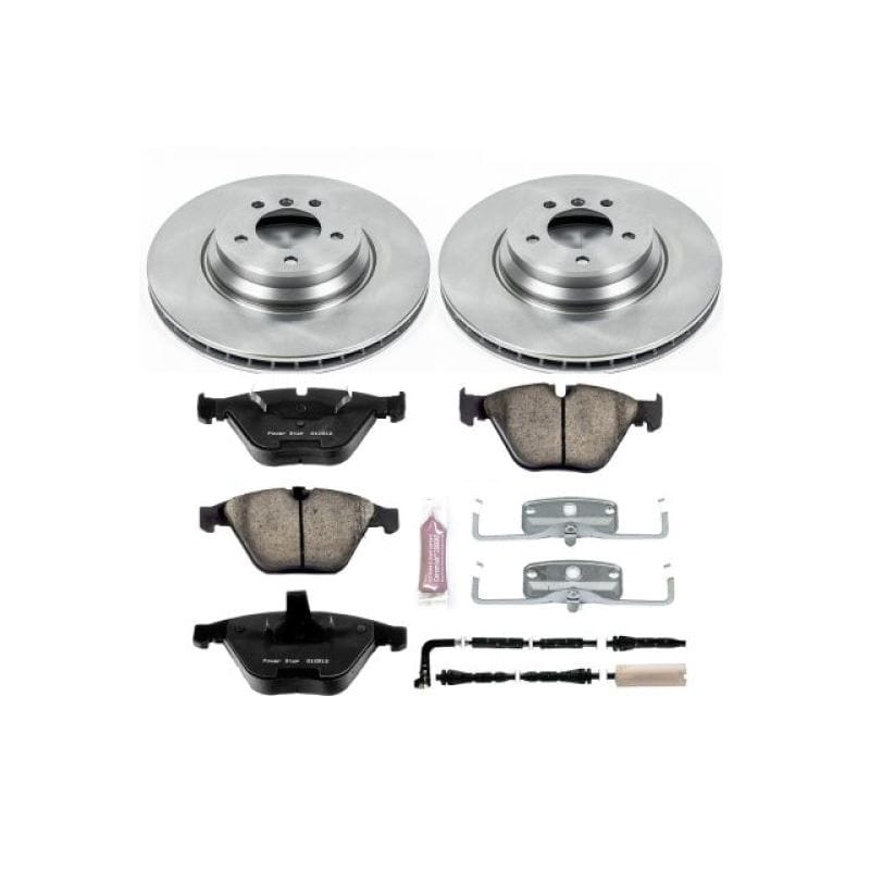 PowerStop — OE Stock Replacement Low-Dust Ceramic Brake Pad and Rotor Kit