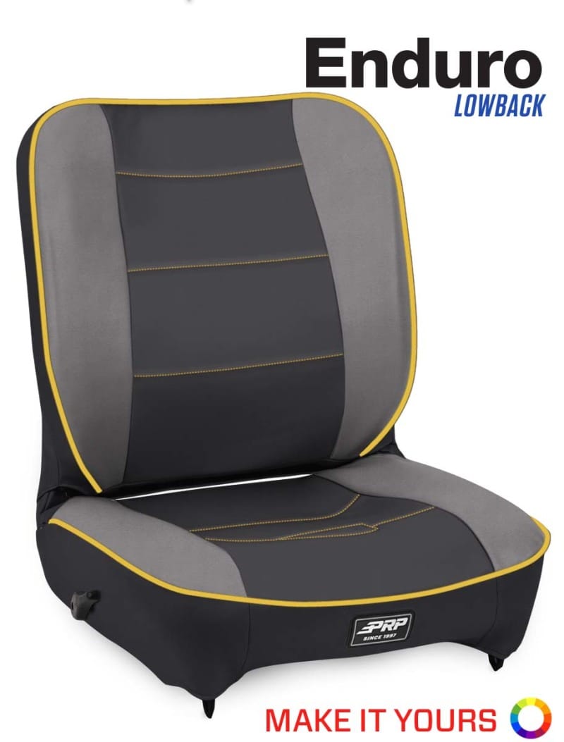 PRP Seats — PRP Enduro Low Back Reclining Suspension Seat (Driver Side)