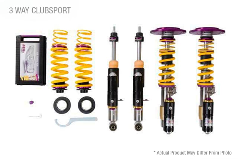 KW — Adjustable Coilovers, Aluminum Top Mounts, Rebound and Low & High Compression
KW V4 CLUBSPORT KIT - 39780242