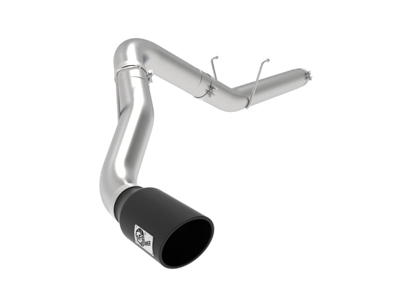 aFe — ATLAS 5 IN Aluminized Steel DPF-Back Exhaust System w/Black Tip