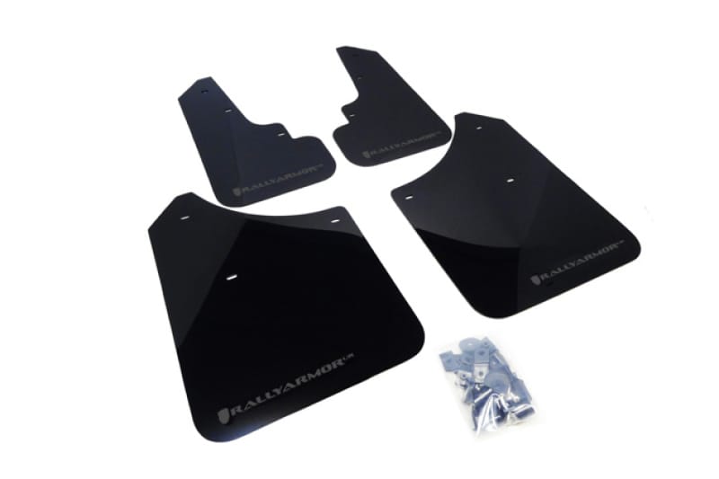 Rally Armor — Black Mud Flap/Grey Logo