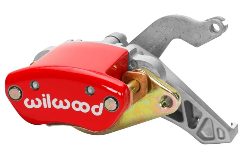 Wilwood — CALIPER,MC4,MECH,P-BRAKE,1.19,.81 ROTOR R/H,RED