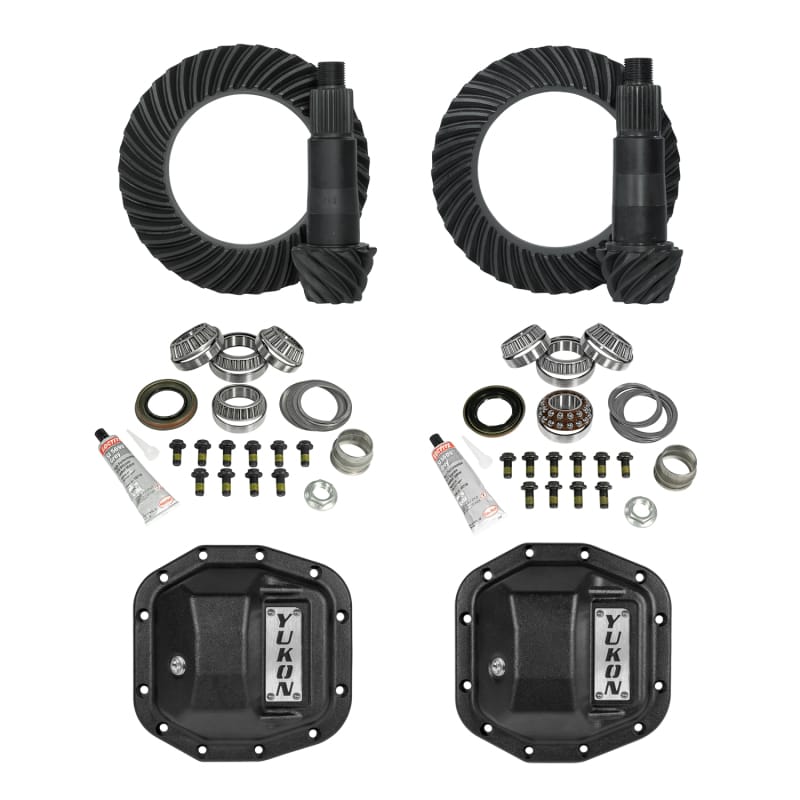 Yukon Gear & Axle — Yukon Stage 2 Re-Gear Kit upgrades front and rear diffs, incl diff covers
Yukon Stage 2 Re-Gear Kit upgrades front and rear diffs; incl diff covers