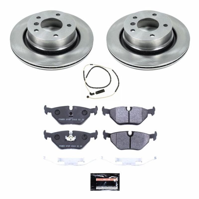 PowerStop — Track Day High-Performance Brake Pad and Rotor Kit
