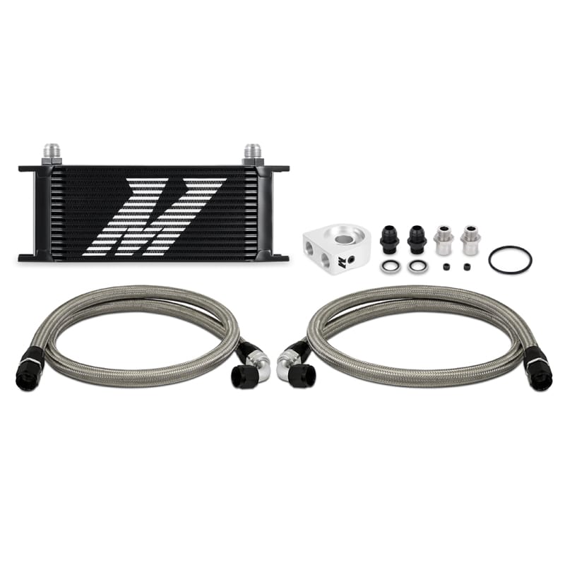 Mishimoto — Universal Oil Cooler, 16-Row, Black, Kit