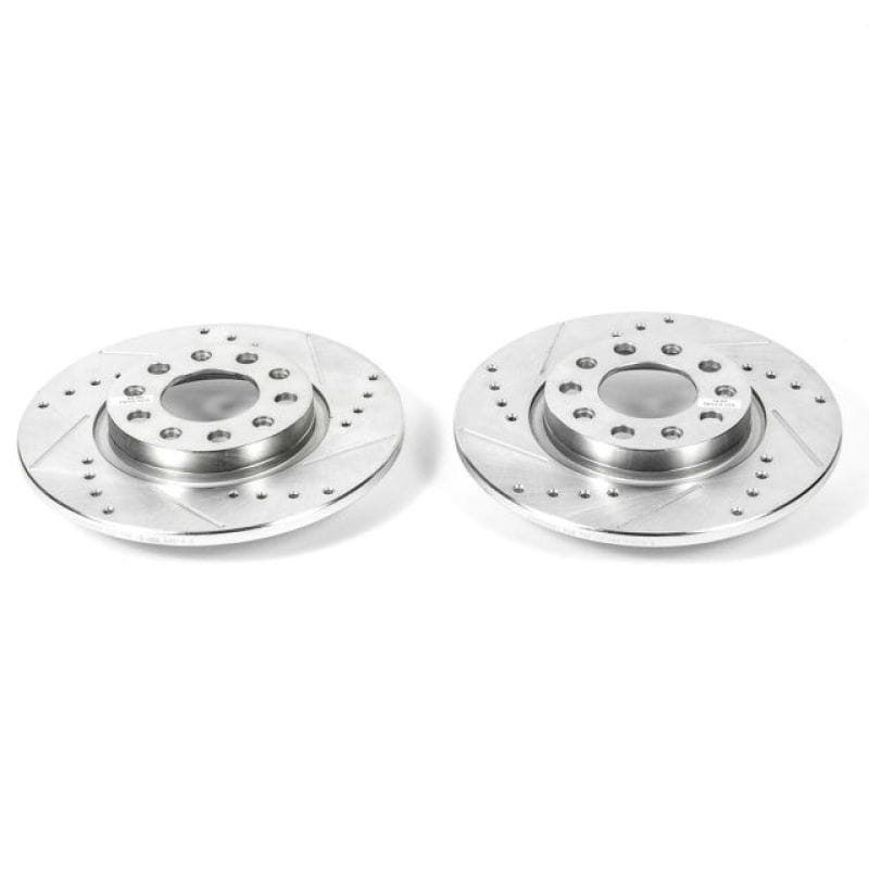 PowerStop — PowerStop Evolution Performance Drilled, Slotted & Plated Brake Rotor Pair