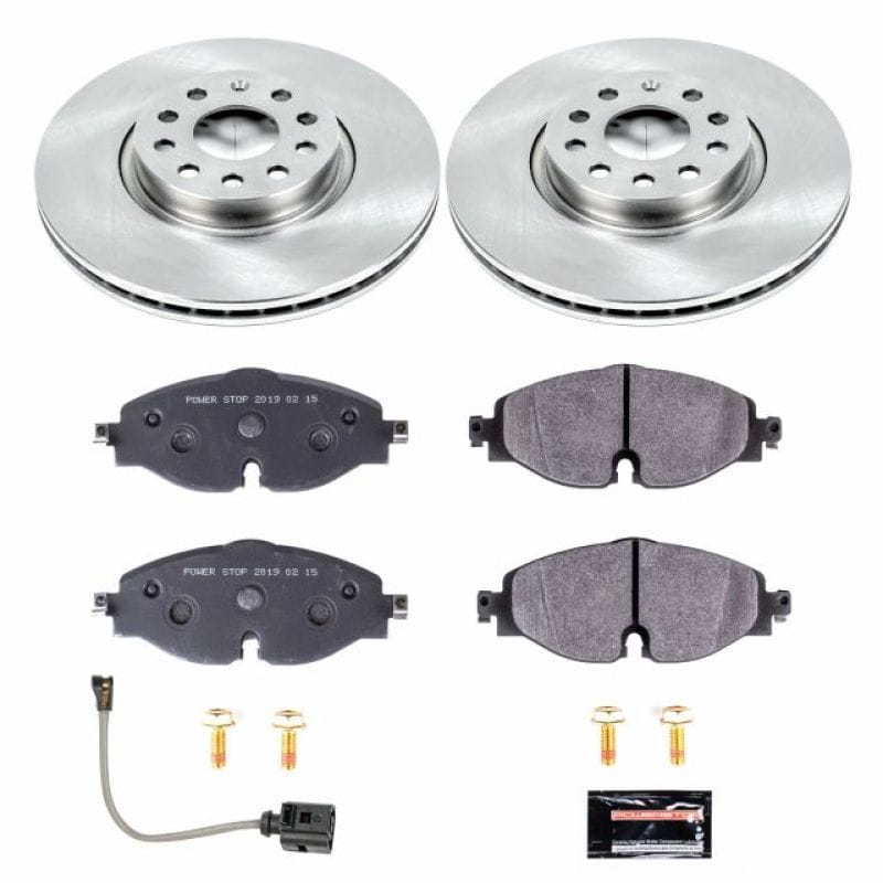 PowerStop — Track Day Spec High-Performance Brake Pad and Rotor Kit