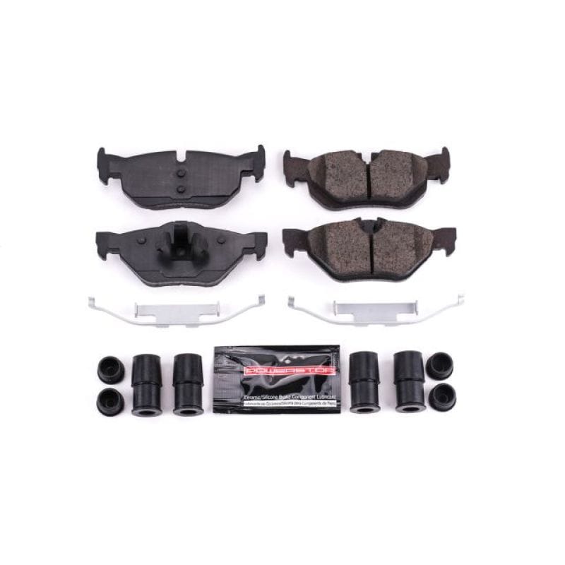 PowerStop — PowerStop - Z23 Daily Driver Carbon-Fiber Ceramic Brake Pads with Hardware Kit