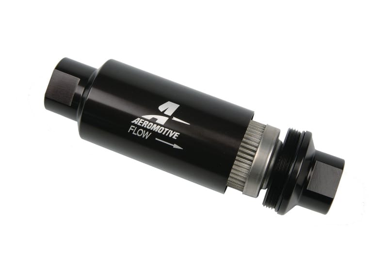 Aeromotive — 100 Micron, ORB-10 Black Fuel Filter