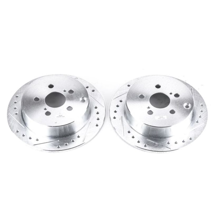 PowerStop — PowerStop Evolution Performance Drilled, Slotted & Plated Brake Rotor Pair