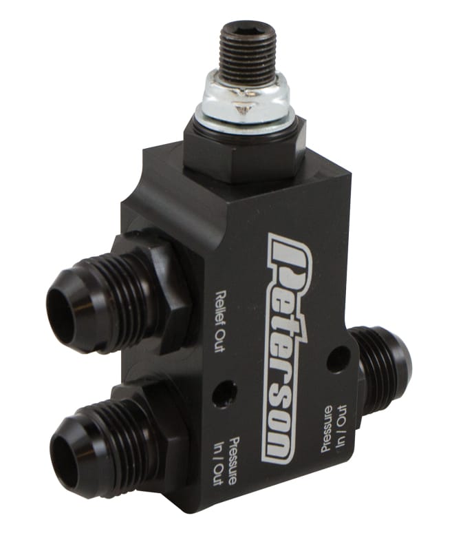 Peterson Fluid Systems — Peterson Fluid Systems Remote Relief Valve -10AN
REMOTE RELIEF VALVE