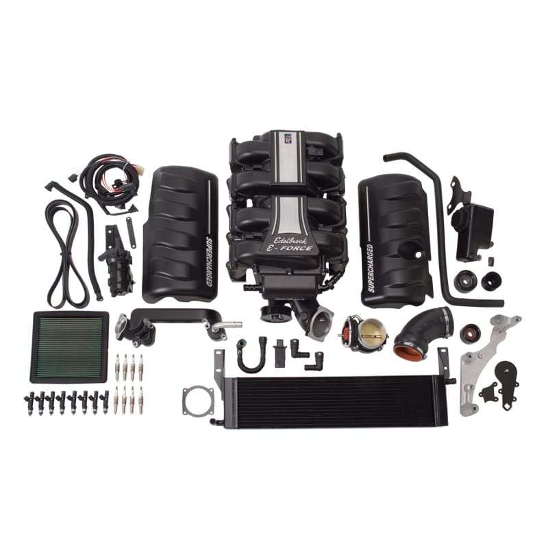 Edelbrock — E-Force Supercharger for 2005-09 Mustang GT 4.6L 3V - Stage 1 (no Tune)
E-Force Stage-1 Street Systems Supercharger