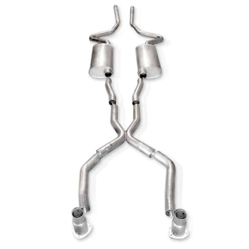 Stainless Works — Stainless Works Catback Dual S-Tube Mufflers X-Pipe Performance Connect