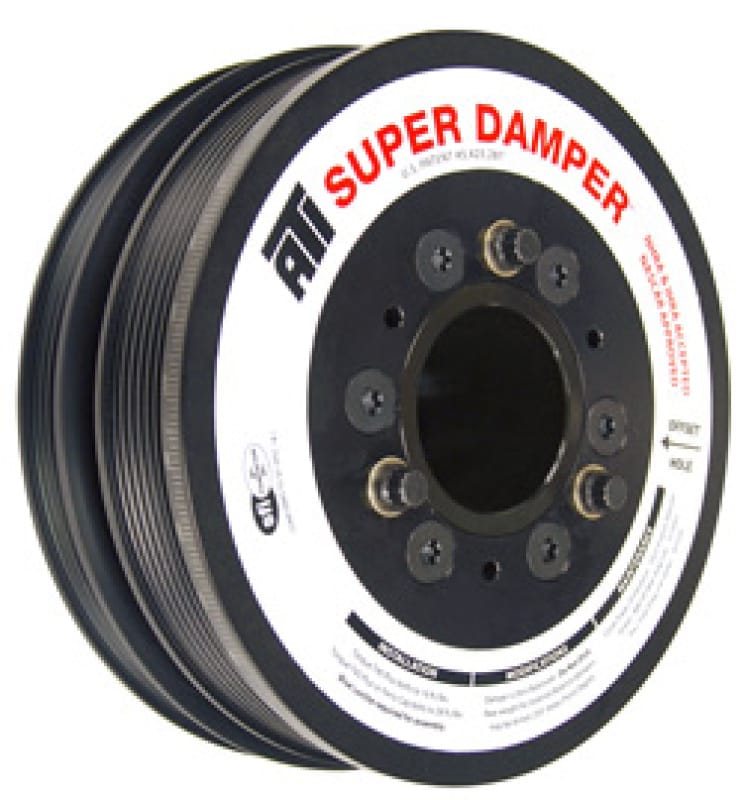 ATI — ATI Damper - 7.48in - Alum - 8 & 4 Grv - LS7 w/LS1/LS2 F/V Body - Accessory & A/C Spacing - 3 Ring