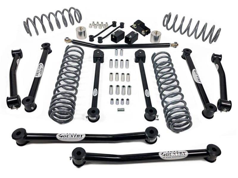 Tuff Country — 2018-2024 Jeep Wrangler JLU (4 door models only)-4in. Lift Kit by (No Shocks)