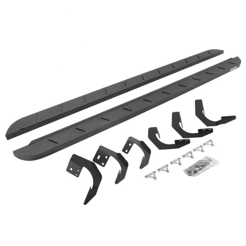 Go Rhino — RB10 Slim Line Running Boards with Mounting Brackets Kit