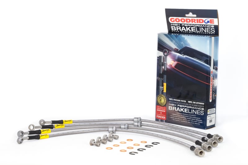 Goodridge — G-STOP SS Braided Brake Line Kit