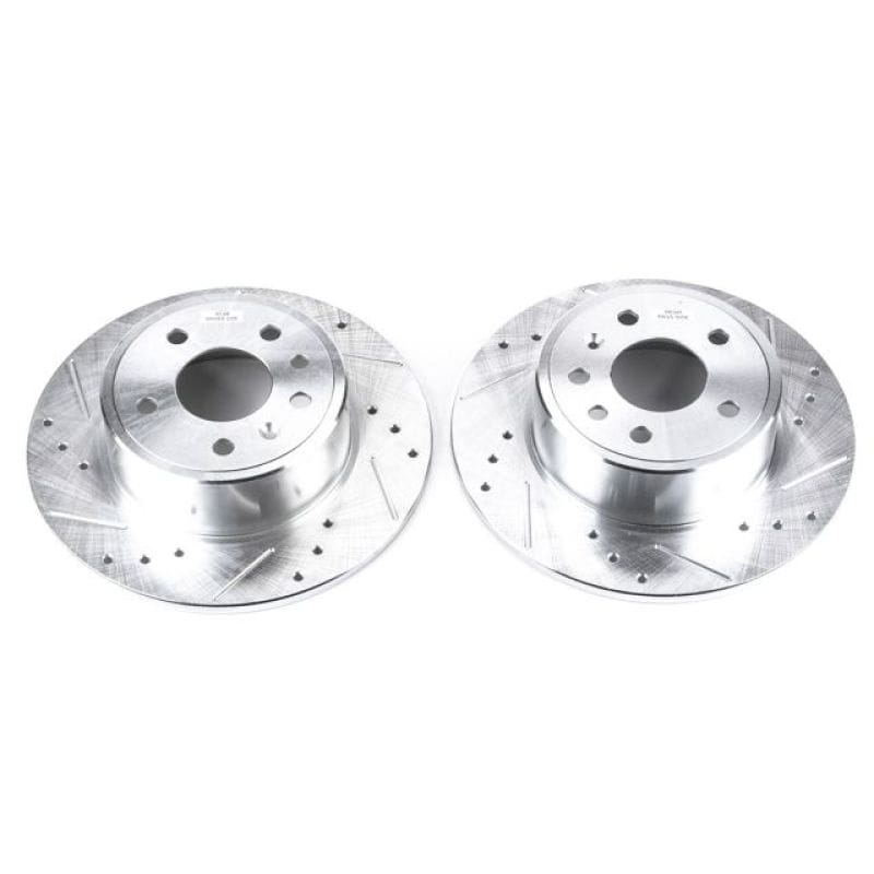 PowerStop — PowerStop Evolution Performance Drilled, Slotted & Plated Brake Rotor Pair