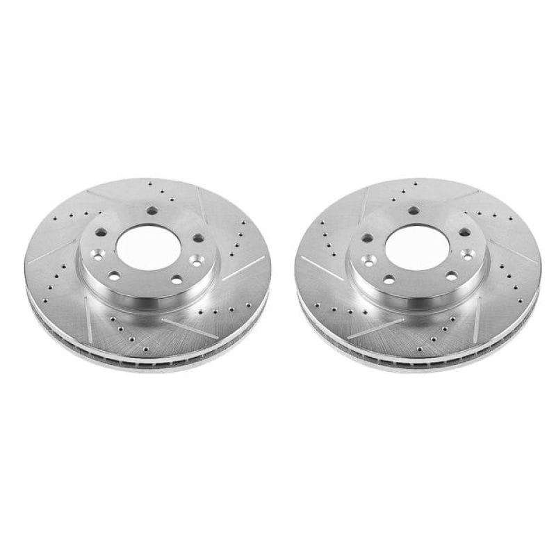 PowerStop — PowerStop Evolution Performance Drilled, Slotted & Plated Brake Rotor Pair