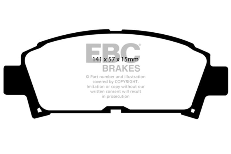 EBC — Redstuff Ceramic Low Dust Brake Pads