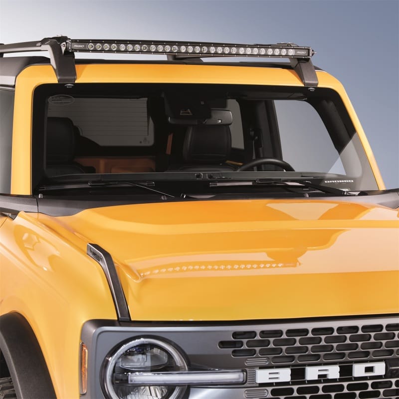 Ford Racing — Ford Performance Parts By Rigid Bronco Roof Rack Mounted Off-Road Light Kit
Roof Light Bar Kit