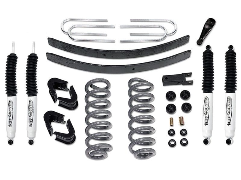 Tuff Country — 1973-1979 Ford F-150 4x4-4in. Lift Kit by (fits models with 3in. wide Rear sprin