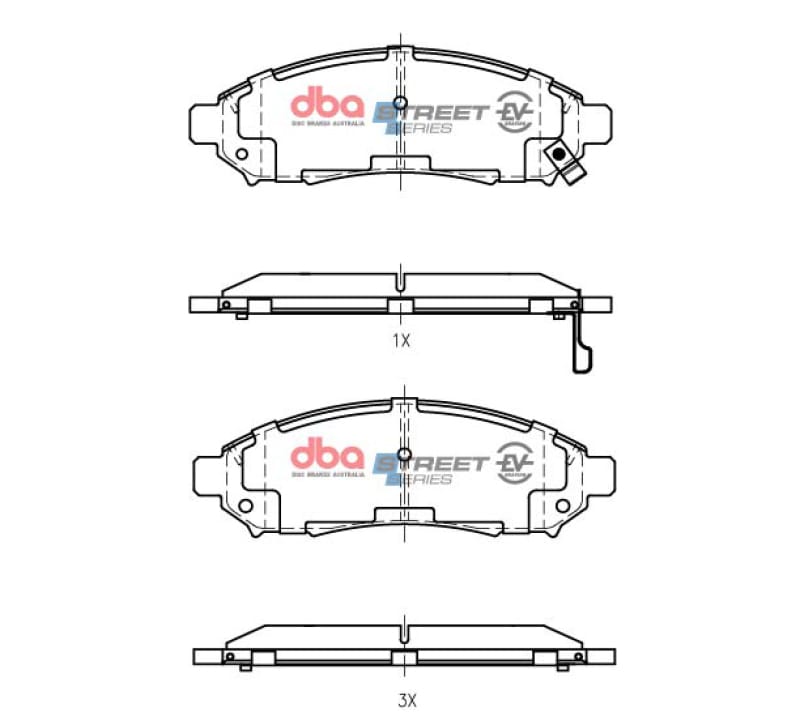 DBA — Front Street Series EV Brake Pads