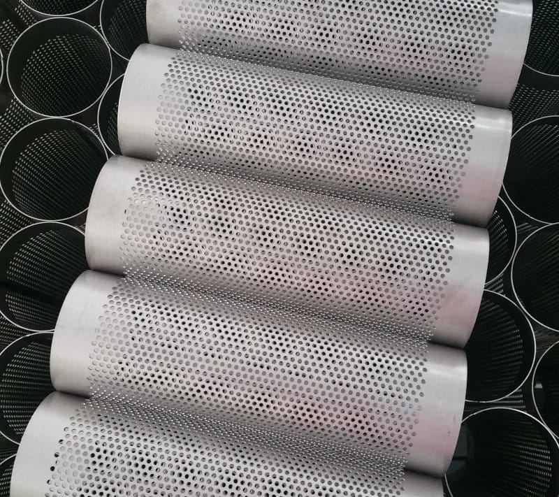 Ticon — Ticon Industries 8.5in OAL 2.4in Perforated Titanium Punch Tube
