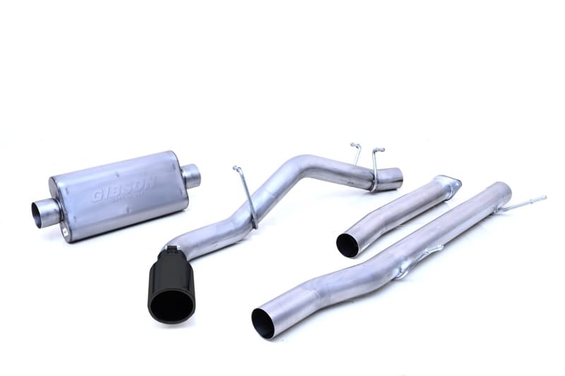 Gibson — Black Elite Cat-Back Single Exhaust System; Stainless