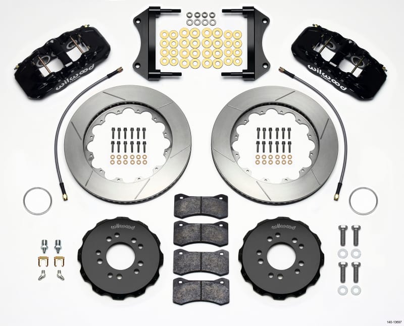 Wilwood — KIT,FRONT,C7 VETTE 2014-UP,AERO6,14.25 ROTOR,W/LINES