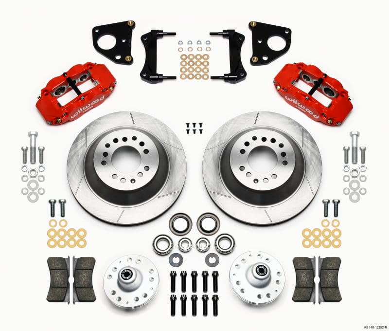 Wilwood — KIT,FRONT,CDP,B&E,BODY,62-72,FNSL6R 12.88 1PC ROTOR,GT,RED