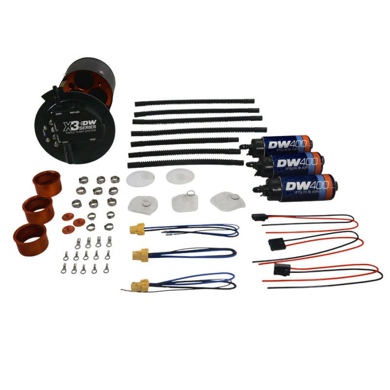 DeatschWerks — X3 Fuel Pump Module w/DW400 Fuel pumps for 2015-25 Ford F-150