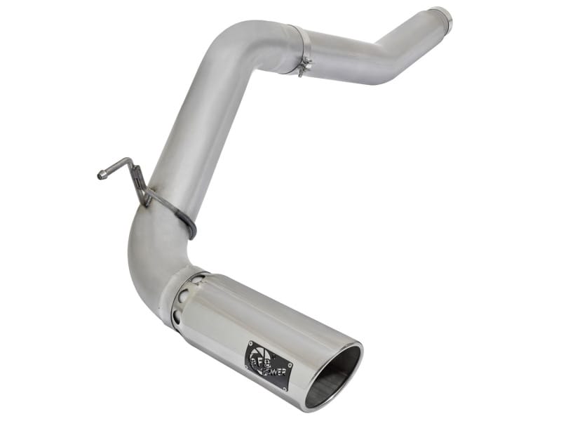 aFe — ATLAS 5 IN Aluminized Steel DPF-Back Exhaust System w/ Polished Tip