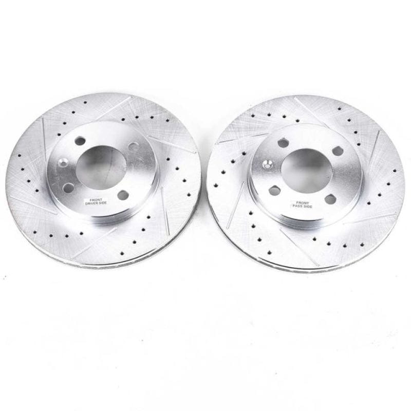 PowerStop — PowerStop Evolution Performance Drilled, Slotted & Plated Brake Rotor Pair