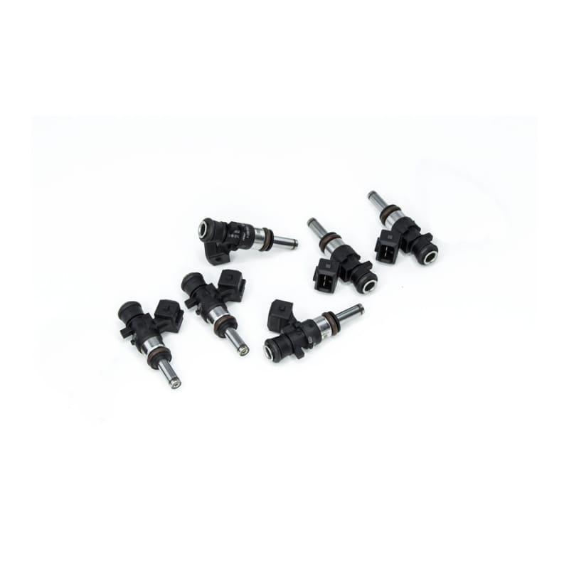 DeatschWerks — 1200cc - 40mm compact (extended nozzle)
Matched set of 6 injectors 1200cc/min
