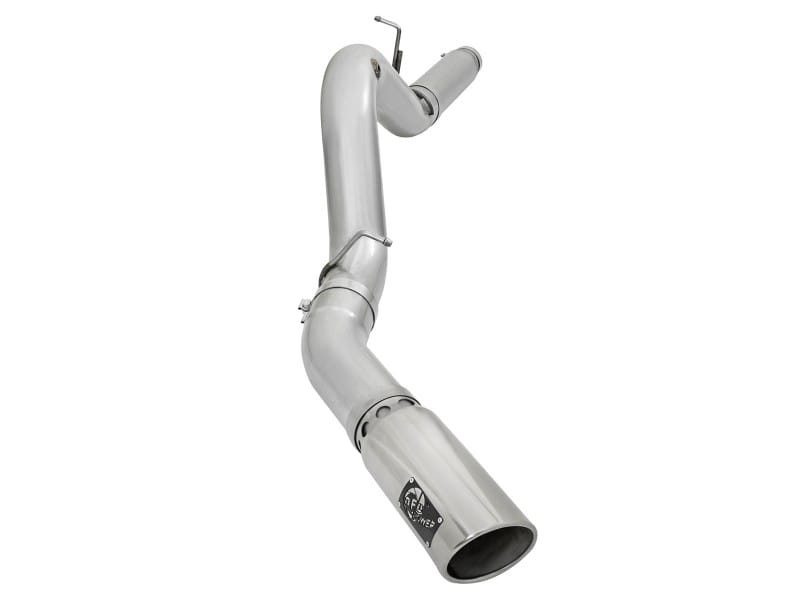 aFe — ATLAS 5 IN Aluminized Steel DPF-Back Exhaust System w/Polished Tip