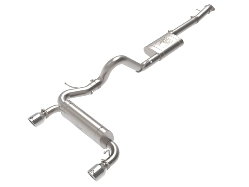 aFe — Vulcan Series 3 IN to 2-1/2 IN Stainless Steel Cat-Back Exhaust System Polishe