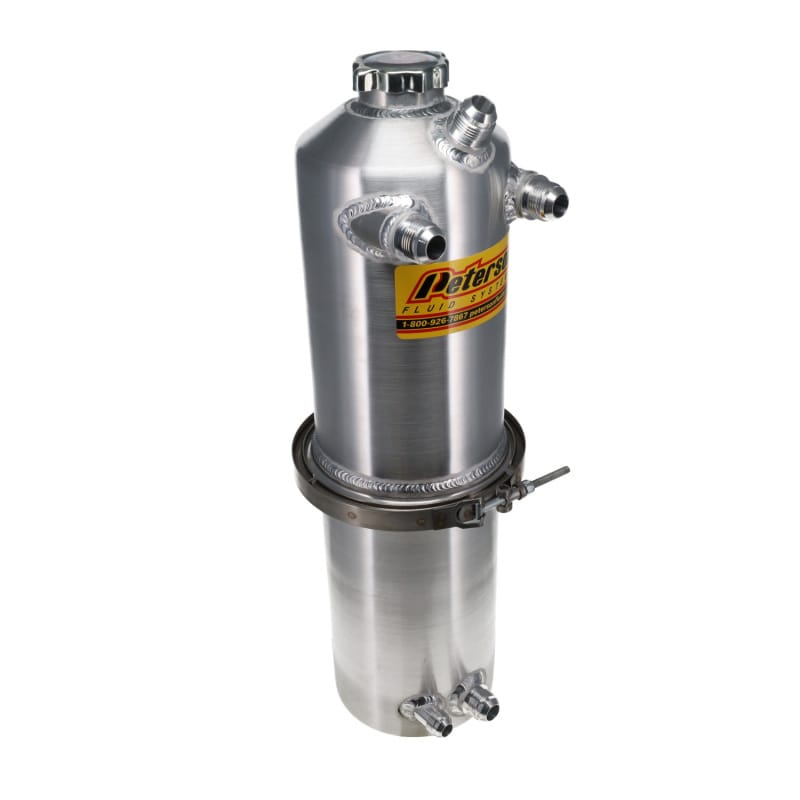 Peterson Fluid Systems — 2.5 GALLON OIL TANK - DUAL SCAVENGE RETURN
