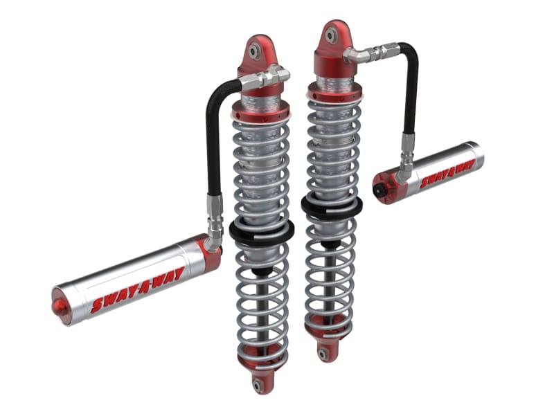 aFe — Sway-A-Way 2.5 Front Coilover Kit w/ Remote Reservoirs and Compression Adjuste