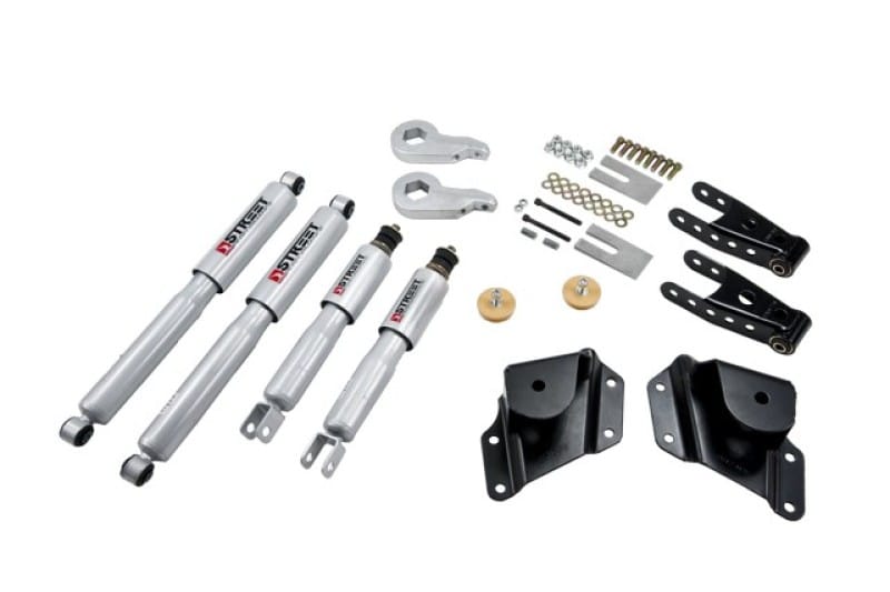 Belltech — LOWERING KIT W/ SP SHOCKS (FRONT TORSION BAR SUSPENSION ONLY) - 654SP
Front And Rear Complete Kit W/ Street Performance Shocks