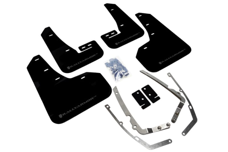 Rally Armor — Black Mud Flap/Grey Logo